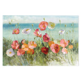 Coastal Poppies Light, By Danhui Nai Wall Art Gioia-Local 40x60cm Framed Canvas Gold