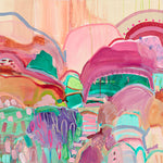 Coloured Oasis, By Belinda Stone Wall Art Gioia-Local 50x50cm Framed Canvas Gold