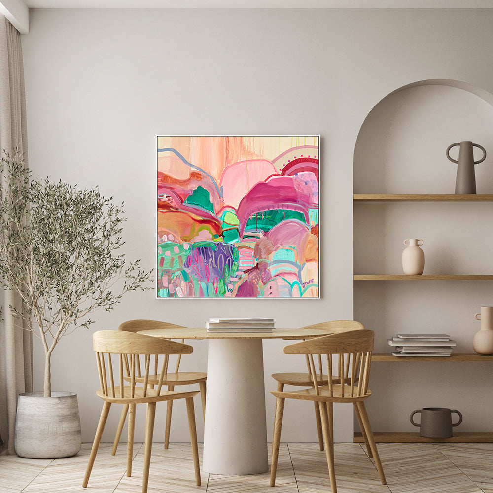 Coloured Oasis, By Belinda Stone Wall Art Gioia-Local