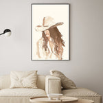 Cowgirl Neutral, By Lady Hana Wall Art Gioia-Local