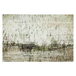 Dancing Rain Green, By Dear Musketeer Studio Wall Art Gioia-Local 40x60cm Framed Canvas Gold