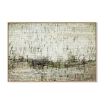 Dancing Rain Green, By Dear Musketeer Studio Wall Art Gioia-Local 40x60cm Framed Canvas Oak
