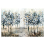 Enchanted Forest, By Nina Blue Wall Art Gioia-Local 40x60cm Framed Canvas Gold