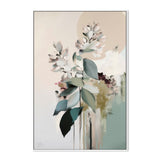 Flower Impressions, By Bella Eve Wall Art Gioia-Local 40x60cm Framed Canvas White