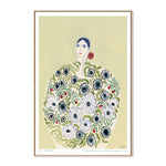Ex Display - Flowering, By La Poire 50cm x 70cm Framed Canvas - Oak Frame Wall Art Gioia-Local