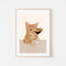 Ginger Cat With Espresso Martini Cocktail, By Plus X Studio Wall Art Gioia-Local 40x60cm Framed Poster Black