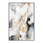 Golden Snow, By Elisabeth Fredriksson Wall Art Gioia-Local 40x60cm Framed Canvas Black
