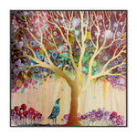 I Am Strength, By Sylvie Demers Wall Art Gioia-Local 50x50cm Framed Canvas Black