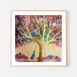 I Am Strength, By Sylvie Demers Wall Art Gioia-Local 50x50cm Framed Poster Black