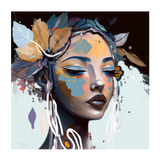 Jadore, By Bella Eve Wall Art Gioia-Local 50x50cm Framed Canvas Gold