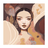 Kaori, By Bella Eve Wall Art Gioia-Local 50x50cm Framed Canvas Gold