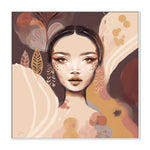 Kaori, By Bella Eve Wall Art Gioia-Local 50x50cm Framed Canvas White
