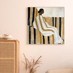 Lady In Stripes, By Plus X Studio Wall Art Gioia-Local