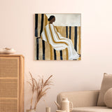 Lady In Stripes, By Plus X Studio Wall Art Gioia-Local