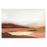 Ex Display - Laurel Lowland, Style A, By Haley Knighten 70cm x 100cm Framed Canvas - Oak Frame Wall Art Gioia-Local