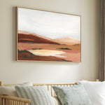Ex Display - Laurel Lowland, Style A, By Haley Knighten 70cm x 100cm Framed Canvas - Oak Frame Wall Art Gioia-Local