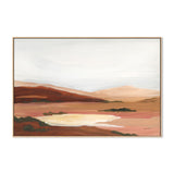 Ex Display - Laurel Lowland, Style A, By Haley Knighten 70cm x 100cm Framed Canvas - Oak Frame Wall Art Gioia-Local