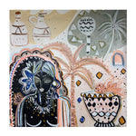 Lazuli, By Maree Nic Wall Art Gioia-Local 50x50cm Framed Canvas Gold