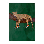 Leopard Chill, By Sarah Manovski Wall Art Gioia-Local 40x60cm Framed Canvas Gold