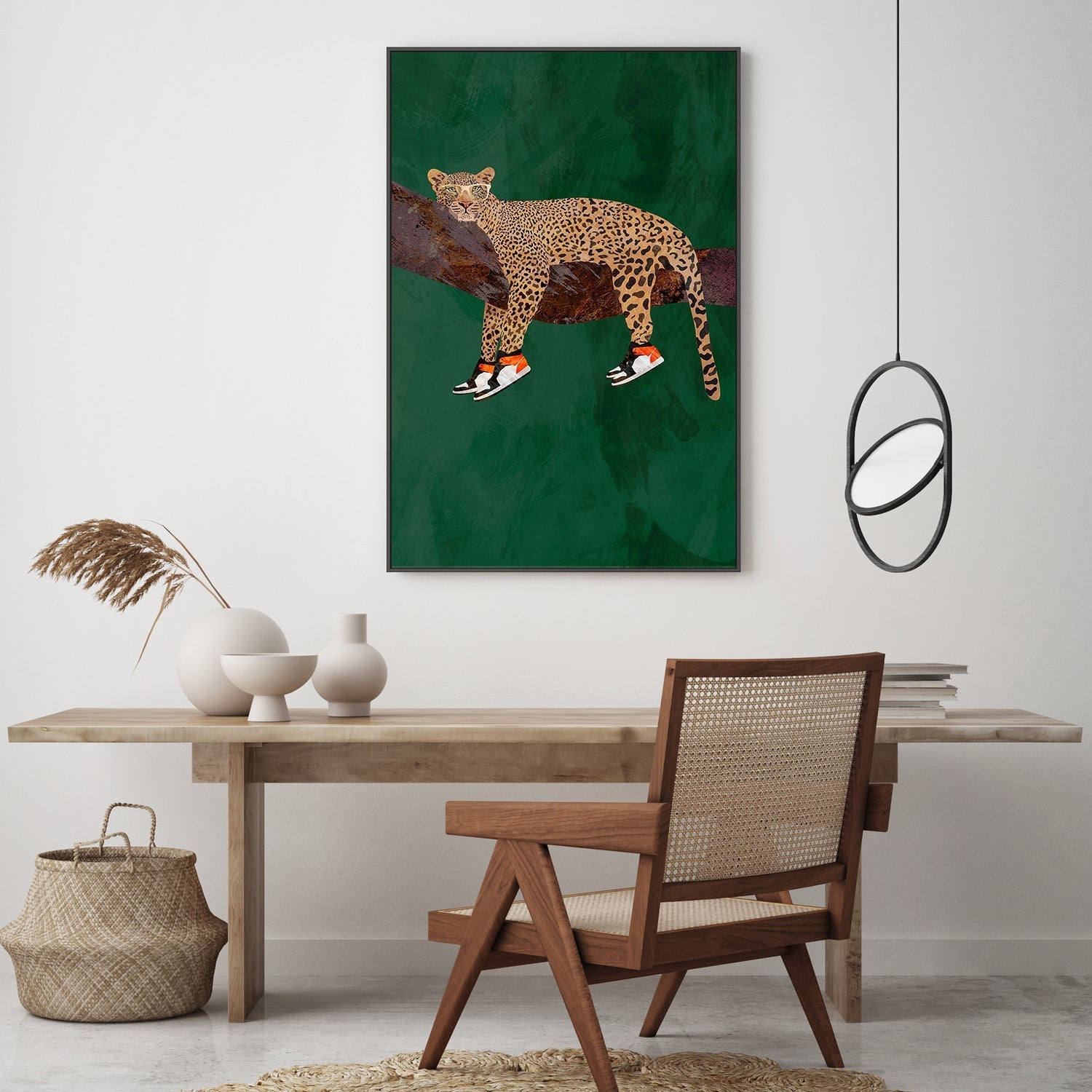 Leopard Chill, By Sarah Manovski Wall Art Gioia-Local