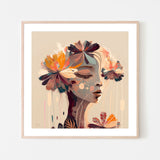 Mabel, By Bella Eve Wall Art Gioia-Local 50x50cm Framed Poster Black