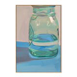 Mason Jar, By Jenny Westenhofer Art Wall Art Gioia-Local 40x60cm Framed Canvas Oak