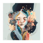 Minnie, By Bella Eve Wall Art Gioia-Local 50x50cm Framed Canvas Gold