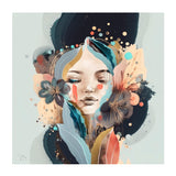 Minnie, By Bella Eve Wall Art Gioia-Local 50x50cm Framed Canvas Gold