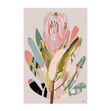 Modern Protea, By Inkheart Designs Wall Art Gioia-Local 40x60cm Framed Canvas Gold
