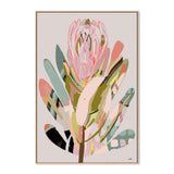Modern Protea, By Inkheart Designs Wall Art Gioia-Local 40x60cm Framed Canvas Oak