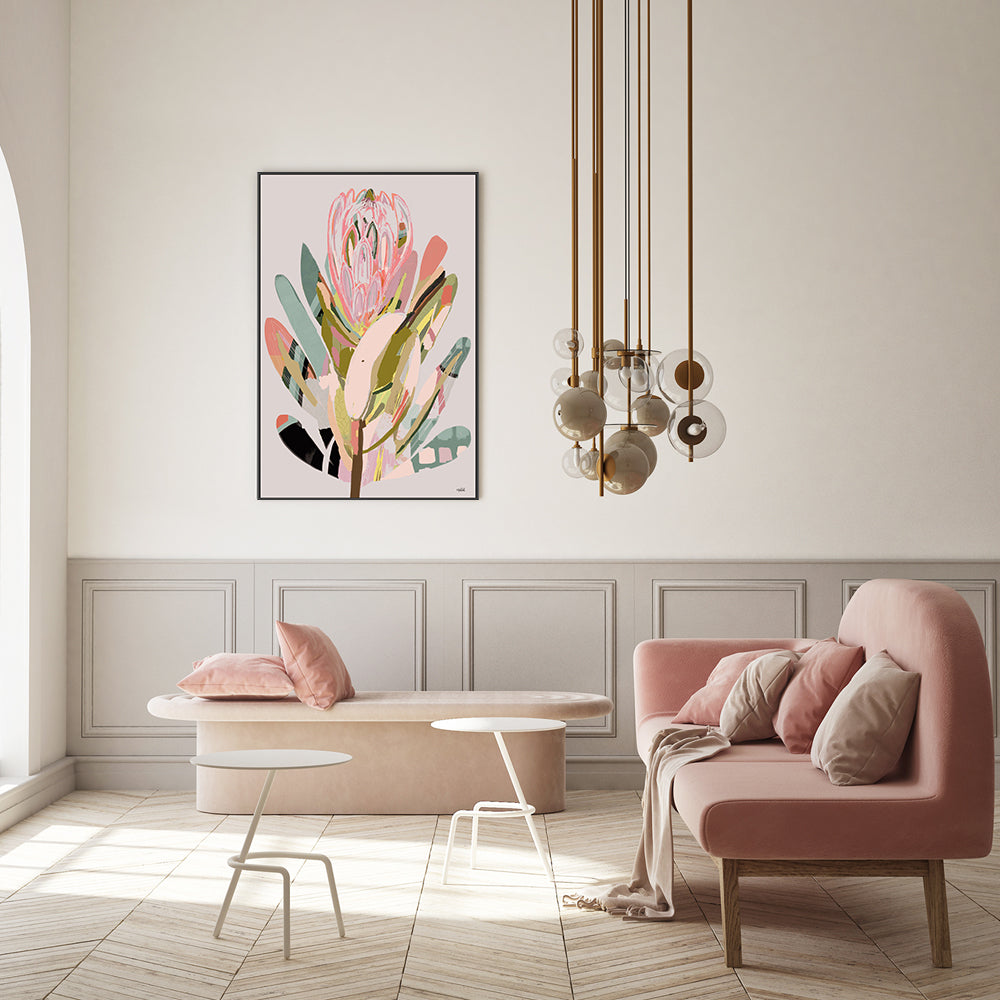 Modern Protea, By Inkheart Designs Wall Art Gioia-Local