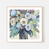 Nighttime Neutral, By Jeanette Vertentes Wall Art Gioia-Local 50x50 cm Framed Poster Black