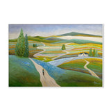 No Turning Back, By Angeles M. Pomata Wall Art Gioia-Local 40x60cm Framed Canvas White