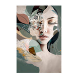 Olivia, By Bella Eve Wall Art Gioia-Local 40x60cm Framed Canvas Gold