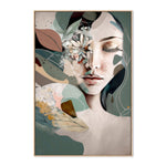 Olivia, By Bella Eve Wall Art Gioia-Local 40x60cm Framed Canvas Oak