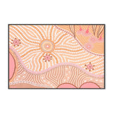 Our Mother The Sun, By Domica Hill Wall Art Gioia-Local 40x60cm Framed Canvas Black