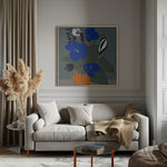 Cobalt Botanic, By Ophelia Pang Wall Art Gioia-Local   
