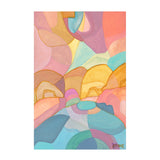 Pastel Patchwork, By Belinda Stone Wall Art Gioia-Local 40x60cm Framed Canvas Gold