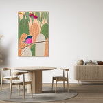 Pink Robin, By Domica Hill Wall Art Gioia-Local