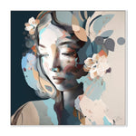 Precious, By Bella Eve Wall Art Gioia-Local 50x50cm Framed Canvas White