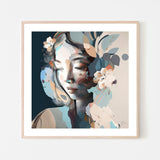 Precious, By Bella Eve Wall Art Gioia-Local 50x50cm Framed Poster Black