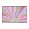 Rising Sun, Bold Pink Tones, By Bri Chelman Wall Art Gioia-Local 40x60cm Framed Canvas Black