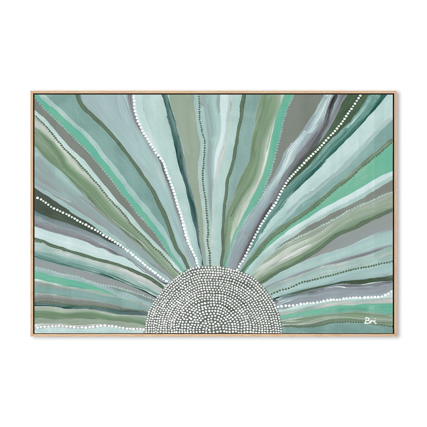 Green Rising Sun Rising Sun, Green Tones, By Bri Chelman | Interior Secrets