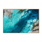 Salt Water Passage, By Petra Meikle Wall Art Gioia-Local 40x60cm Framed Canvas Oak