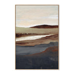 Serene View, By Nikita Jariwala Wall Art Gioia-Local 40x60 cm Framed Canvas Oak