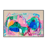 Shangri-La, By Belinda Stone Wall Art Gioia-Local 40x60cm Framed Canvas Black