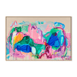 Shangri-La, By Belinda Stone Wall Art Gioia-Local 40x60cm Framed Canvas Oak