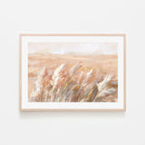 Terracotta Prairie Grasses, By Danhui Nai Wall Art Gioia-Local 40x60cm Framed Poster Black