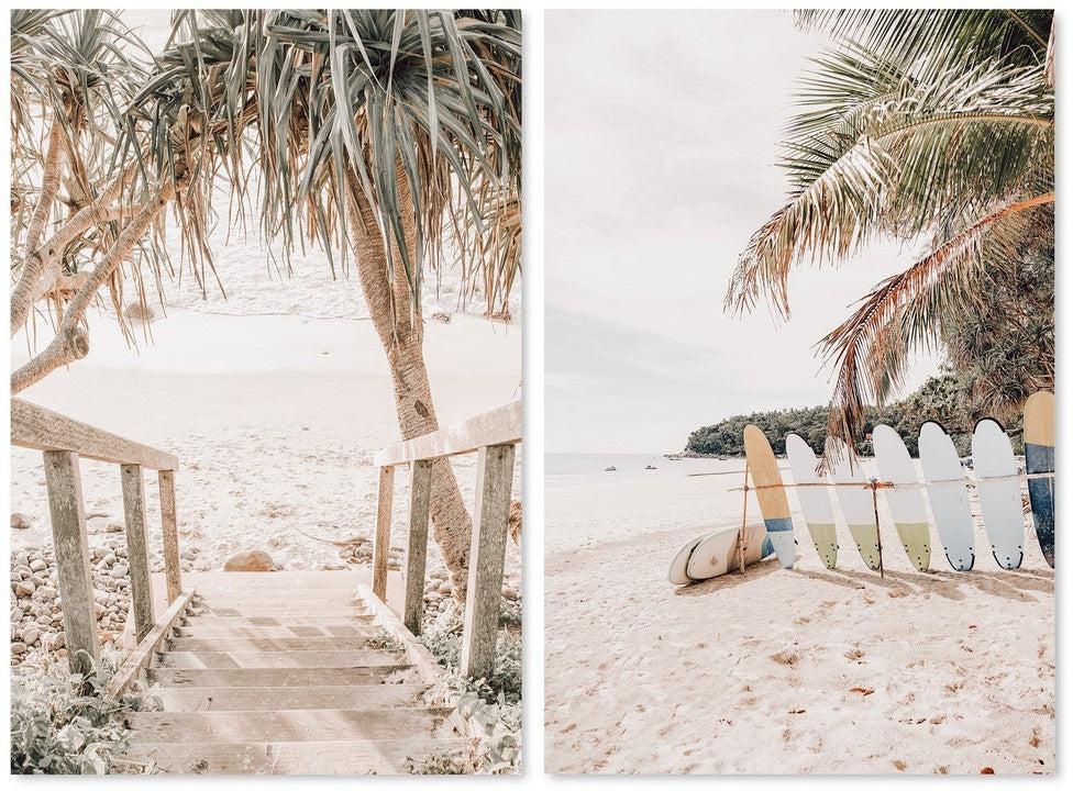 The Byron Vibe, Set of 2, By Gioia Wall Art Wall Art Gioia-Local 40x60cm Framed Canvas Black