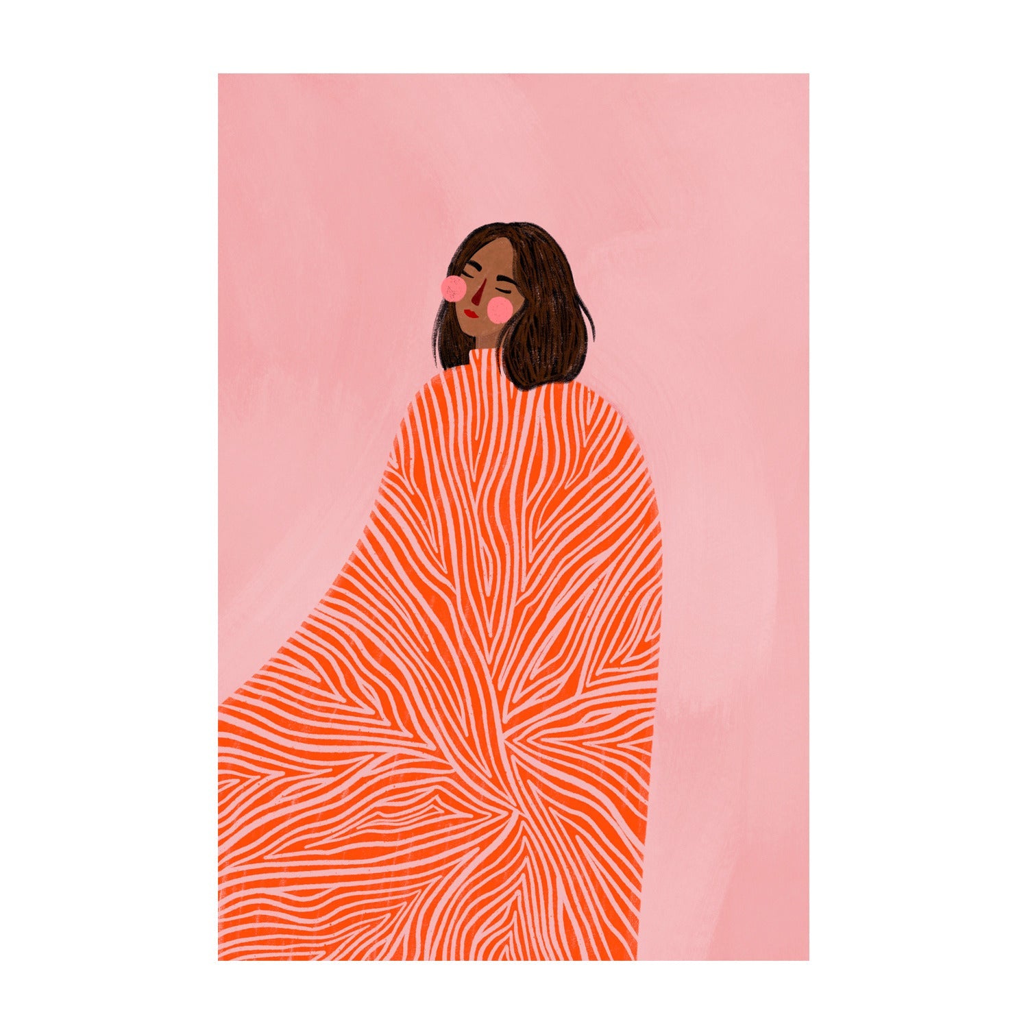 The Woman With The Swirls, By Bea Muller Wall Art Gioia-Local